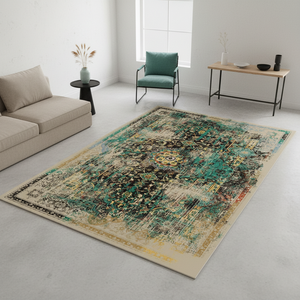 Erdenet Carpet Mongolian 100% Alfombra ecológica de lana hecha a máquina-Colección NeoClassic No:1 - Product Image 4