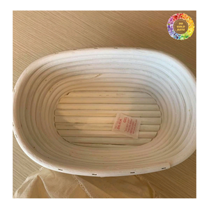 Panier d'épreuvage au levain avec doublure, bol à lever de pâte à pain Banneton en rotin, outil de cuisson de pain artisanal, panier d'épreuvage de pain - Product Image 2