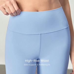 Pantalones cortos de yoga transpirables para mujer con tela elástica personalizable para ropa deportiva y regalos con técnica de diamantes de imitación - Product Image 6