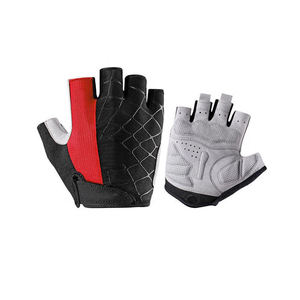 Cycling <b>Gloves</b> Half Finger Breathable Non Slip Pad Zipper Closure Unisex Carbon Fiber Motorcycle <b>Gloves</b> - Product Image 4