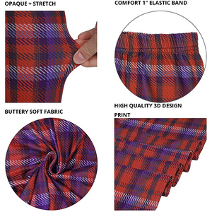 Leggings de yoga pour femmes de sublimation personnalisée de haute qualité avec logo à la taille Leggings de sublimation pour femmes - Product Image 2