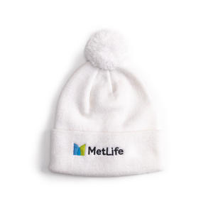 Custom Skull Knitted Bobble Hat Wholesale Warm Winter Ski Beanie Acrylic Jacquard Embroidery Logo Fruit Bow Dot Design Beach - Product Image 3