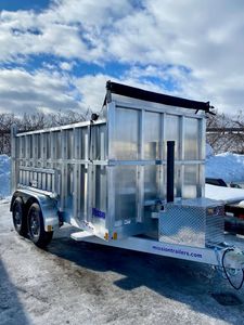 Nouveau tracteur à benne basculante hydraulique à 2 essieux pour le transport agricole outils agricoles tracteur agricole remorque de camion. - Product Image 6