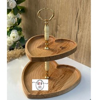 Aanpasbare rechthoekige decoratieve taartplateau, milieuvriendelijke houten schaal voor thuis, restaurant, hotel, bruiloft, klassieke nieuwste kleur