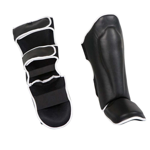 Protège-tibia de boxe à quantité minimale de commande basse et garde en polyester et coton Protège-tibias de boxe thaïlandaise Boxing Thai Shin In Step - Product Image 6