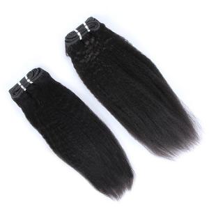 Extensiones de pelo humano indio natural virgen ondulado y liso sin procesar, suministro a granel al por mayor - Product Image 1