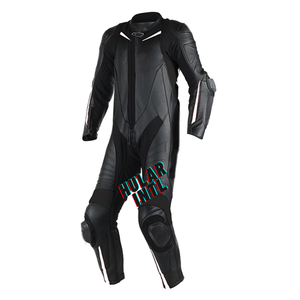 Combinaison de Course Moto en Cuir pour Hommes, Protections Homologuées CE, Cuir de Vachette avec Rembourrage Intégral - Product Image 3