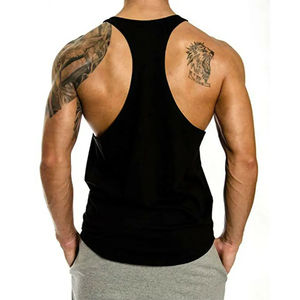 <b>Mens</b> Gym <b>Singlet</b> Stringer Muscle Fit Tank Tops Fitness Workout Shirt Spandex Custom Design <b>Men</b> Gym Workout Tank Top <b>Singlet</b> - Product Image 5