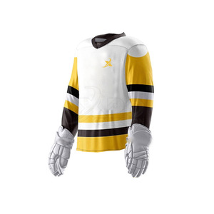 Uniforme de Hockey sur glace d'équipe professionnelle uniforme confortable hommes vêtements de sport uniforme de Hockey sur glace à séchage rapide - Product Image 6