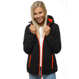 Veste softshell de haute qualité OEM avec imperméable pour femmes veste softshell d'extérieur à fermeture éclair en polaire coupe-vent - Product Image 2