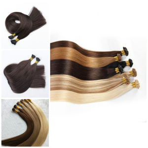 Extensions de luxe blond platine Remy I-Tip ton clair pour un style sans couture et durable - Product Image 5