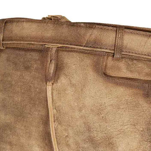 Shorts brodés en cuir Lederhosen à la mode fabriqués au Pakistan Shorts en cuir les plus vendus - Product Image 3