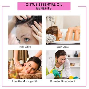 Aceite Esencial de Cistus 100% Puro, Hidratante, Nutritivo e Iluminador con Ingredientes Orgánicos de Árbol de Té - Product Image 4