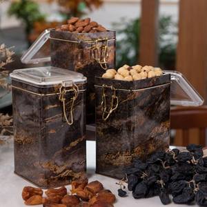 Coffret rectangulaire en métal 75x100x150mm (3 pièces) Fermoir en fil et couvercle transparent Rock and Gold Rock and Gold Design - Product Image 1