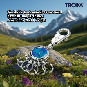 Portachiavi e Moschettoni Promozionali Personalizzabili in Tutto il Mondo - Gadget da Viaggio - Product Image 3