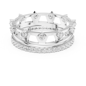 Anillo de compromiso solitario elegante de 10K para novia - Product Image 4