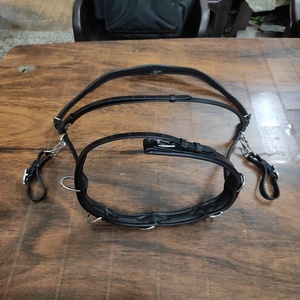Adams Tack's Cómodo 12mm Crystal Wave Brow Nuevo diseño Anatómico Cuero Smart Horse Brida Pure Genuine Captive British - Product Image 6