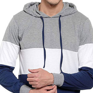Wholesale Hot Products Custom Logo <b>Fleece</b> Hoodie Men Heavy Wight Plain <b>Thick</b> <b>Fleece</b> Hoodie Basics Cotton Blended <b>Fleece</b> Hoodie - Product Image 5