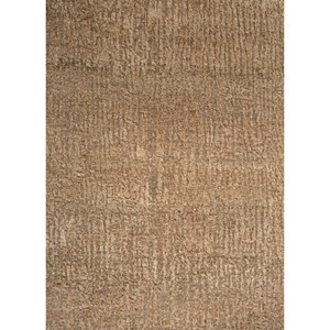 Tapis en laine et soie noué à la main Entropy Gold AKWS-13036, couleur unie, design puzzle rectangulaire pour la maison, salon, couloir, chambre - Product Image 3