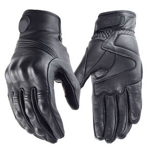 Guantes de moto duraderos de etiqueta privada Guantes de moto de protección de cuero de alta calidad para hombres - Product Image 2