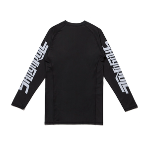 Dernier design de rashguard pour hommes MMA à manches longues en Spandex/Polyester UPF50 respirant et à séchage rapide avec logo personnalisé Bright Way International - Product Image 6