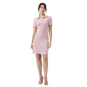 Vestidos Midi elegantes para mujer, ropa de calle personalizada, fabricante de Vietnam, entrega rápida, OEM, ODM, Material lavable sostenible sólido - Product Image 4