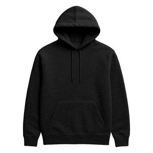 Sweat à capuche pour homme Pull oversize en coton polaire Sweat à épaules tombantes Logo personnalisé Streetwear d'hiver Chaud Look tendance - Product Image 2