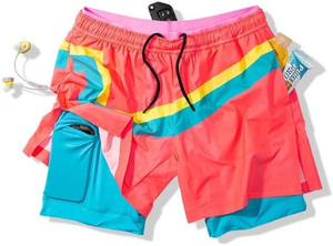 กางเกงขาสั้นผ้าโพลีเอสเตอร์ระบายอากาศสำหรับผู้ชายกางเกงรัดรูปแห้งเร็วงานตามสั่งกางเกง3D พิมพ์ซับลิเมชัน - Product Image 2