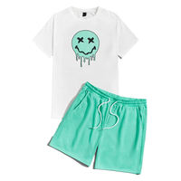 Conjunto Deportivo de Verano Unisex con Logotipo Personalizado, Dos Piezas, 100% Algodón