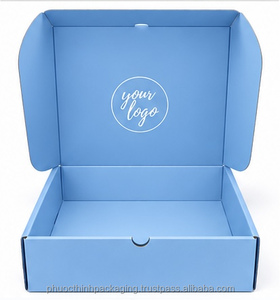 Boîtes d'expédition personnalisées en carton ondulé blanc, écologiques, avec logo sur mesure, matériaux recyclés - Product Image 4
