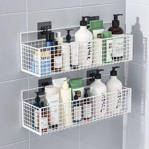 Metal Wall Hanging Organizer for Sink Vegetables <b>Storage</b> Rack Kitchen & Bathroom Countertop Closet & Laundry Basket Organizer - Product Image 5