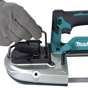 Scie à ruban compacte et portable sans fil, sans balais, avec alimentation électrique pour la coupe du métal, des carreaux et du bois, qualité industrielle - Product Image 1