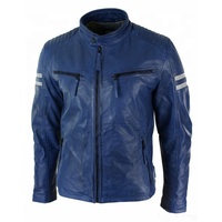 Blouson d'hiver en cuir de mouton véritable pour homme, coupe slim, réversible, imperméable, écologique, séchage rapide, coupe-vent épais