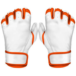 Gants de batteur de baseball de qualité supérieure Intérieur en cuir souple avec poignée antidérapante et panneaux respirants pour l'entraînement quotidien - Product Image 1