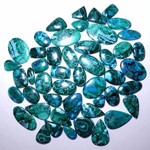 คริสโซโคลลาธรรมชาติอัญมณีหลวมวัสดุควอตซ์สำหรับทำเครื่องประดับ - Product Image 1