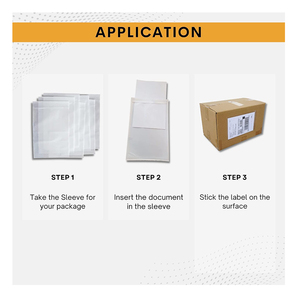 Phù hợp kích thước dính vận chuyển nhãn Pouch/tay áo cho thư giấy cho Express sử dụng công nghiệp đóng gói danh sách phong bì - Product Image 5