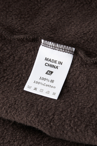 ชุดวอร์มผ้าฝ้ายมีฮู้ดและกางเกงจ็อกเกอร์สองชิ้นเสื้อฮู้ดผ้าฟลีซแนววินเทจซักกรดตามสั่ง - Product Image 6