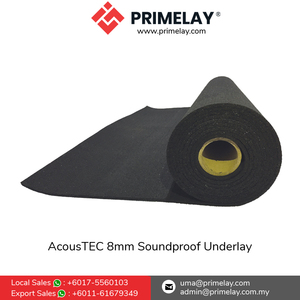 Acoustec แผ่นกันเสียง8มม. พื้นล่างออกแบบทันสมัยอุปกรณ์ปูพื้นสะดวก - Product Image 5