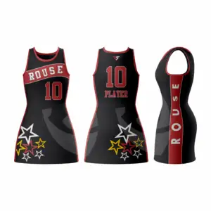 ¡Novedad de 2023! Kit de uniformes de Netball transpirables para equipo de mujer, Diseña tus propios conjuntos de camisetas de Netball personalizados