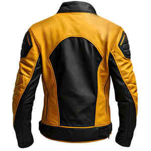 Veste en cuir véritable de qualité supérieure, sur mesure, pour hommes et femmes, style course automobile, style motard OEM. - Product Image 2