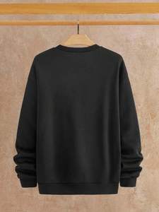 Sudadera con Capucha Premium para Hombre, con Cierre, Bordado con Pedrería de Color Personalizado, Felpa Gruesa, 100% Algodón, Ropa de Calle para Invierno - Product Image 3