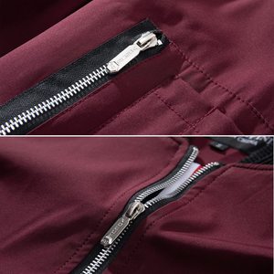 เสื้อแจ็กเก็ตทีมเบสบอลสีเขียวสำหรับผู้ชายเสื้อโค้ทแบบกระดุมแถวเดียวมีปกเสื้อปักลายกันน้ำมีโลโก้ตามสั่ง - Product Image 4