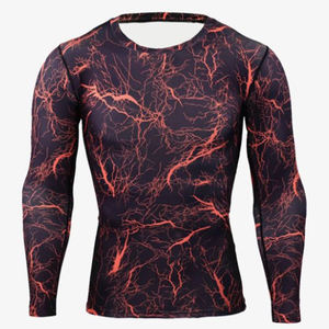 Camisetas de Compresión Deportivas de Manga Larga para Entrenamiento de Otoño, Secado Rápido, Transpirables, Ecológicas, para Gimnasio, Fitness, Correr, Trotar - Product Image 1