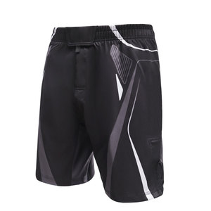 Pantalones Cortos de MMA para Hombre, 100% Poliéster, Transpirables, de Alta Calidad, Cintura Elástica, Cintura Media, Diseño Sólido, Casuales, Deportivos, para Correr - Product Image 2