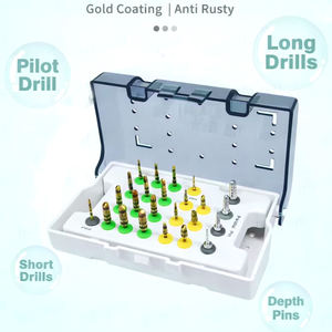 Kit de Fresas de Osseodentificación para Implantes Dentales, Limpiezas y Obturaciones, Fresas Largas y Cortas, Precio al por Mayor, Gran Venta - Product Image 3