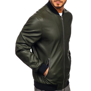 Veste en cuir Veste en cuir pour homme pour motard en cuir d'agneau véritable de qualité supérieure Vestes pour homme de grande taille - Product Image 4