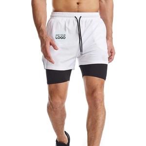 Lining Mesh Biker <b>Shorts</b> with <b>Compression</b> Liner Running <b>Shorts</b> Athletic Running <b>Shorts</b> - Product Image 2