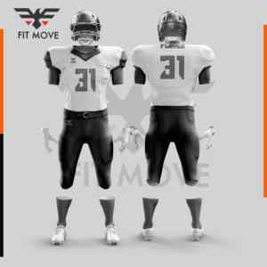 OEM 2025 Breathable Comfortable Plus <b>Sized</b> American <b>Football</b> Combo Set Customizable Uniform with Team Name for Adults - Product Image 6
