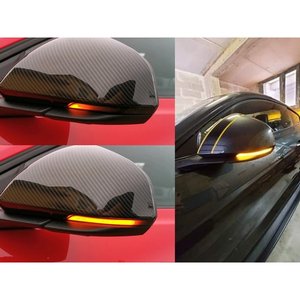 Specchietto retrovisore dinamico Kit indicatore a LED Ford Mustang 2015 obiettivo fumo arancione-auto e moto/luci e - Product Image 4