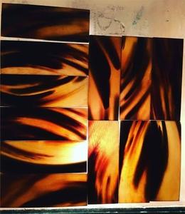 Nueva Placa de cuerno de buey de Búfalo con marco pulido natural, uso de placas de cuerno, placa de ojo óptico, Ágata - Product Image 6